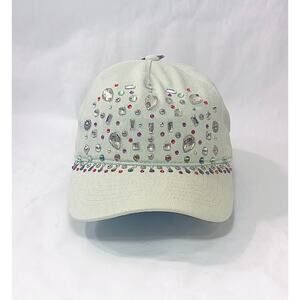 Handmade Shiny Rhinestone Bling Hip Hop style Streetwear Baseball Cap Hat